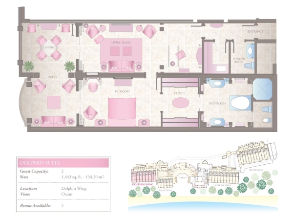 Dolphin Suite Floorplan 