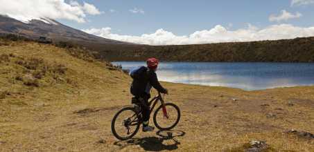 Mountain biking at Hacienda Zuleta