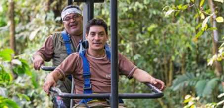 Sky bike at Mashpi Lodge