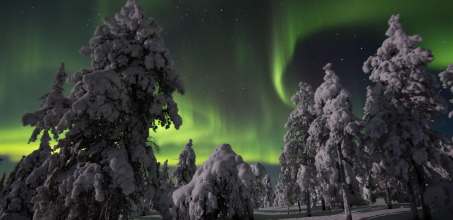 Northern Lights tour by snowmobile