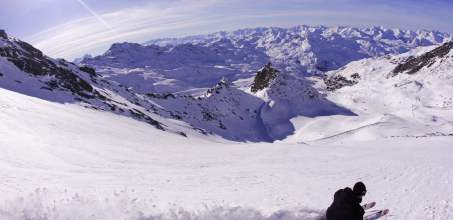 Ski touring in Val Thorens