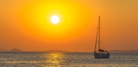 Private sunset caldera cruise