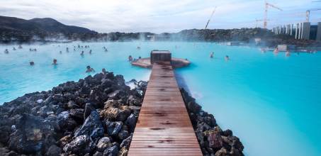Bathing in the Blue Lagoon
