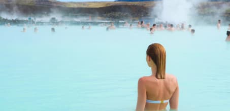 Bathing in the Blue Lagoon