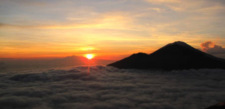 Sunrise over Mount Batur