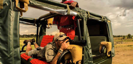 Private Safari Guide and Game Drive Vehicle