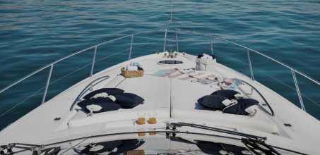 Luxury aboard the Sunseeker Manhattan 66 in Ibiza