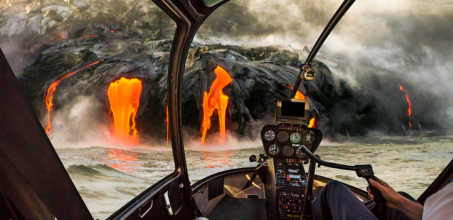 Waterfalls and Volcano by Land & Air