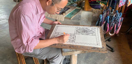 Textiles & Trek - H'Mong Batik and Folk Art