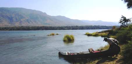 Canoeing on the Zambezi