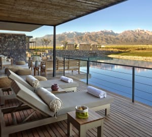 Terrace and pool views - The Vines Resort & Spa
