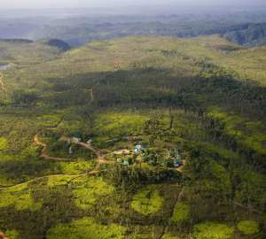 Aerial shot of Hidden Valley