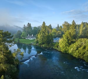 Ariel Shot over Huka Lodge  