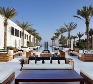 Long Pool and cabanas - The Chedi Muscat