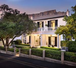 Cape Cadogan street view at sunset  