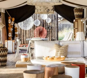 Lounge - Singita Mara River Tented Camp