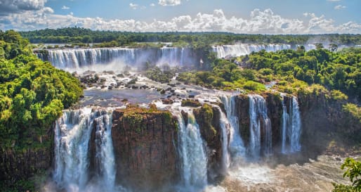 View of Iguazu Falls  