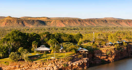 Aerial - El Questro Homestead 