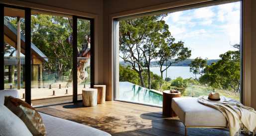 View of Pool from Suite - Pretty Beach House