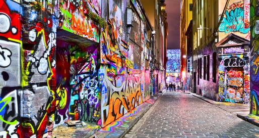 Melbournes Street Art  