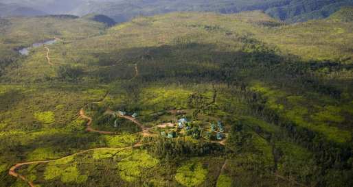 Aerial shot of Hidden Valley