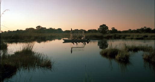 Fishing in the Okavango