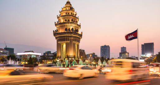 Evening in Phnom Penh 