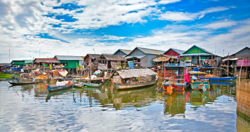 Tonle Sap by Wooden Boat 