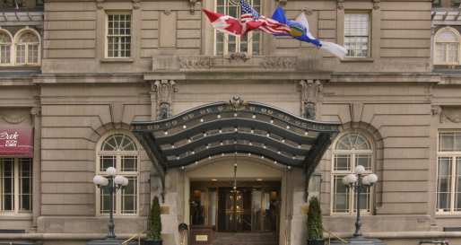 Fairmont Palliser Hotel Entrance