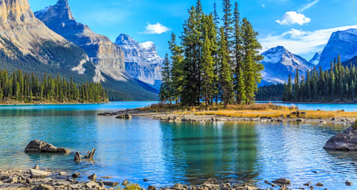Scenery - Maligne Lake Cruise