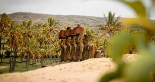 Easter Island landscape 