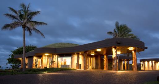Exterior at Night - Hangaroa Eco Village & Spa
