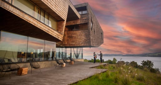 Refugia Chilo - sunset exterior 