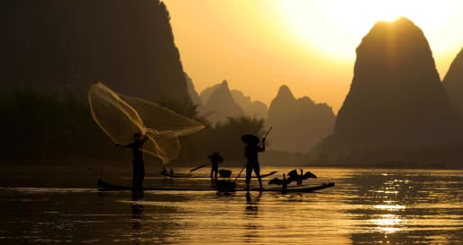 Sunset in Guilin