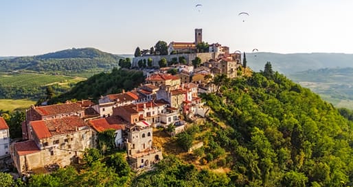 Motovun - Historic Hilltop towns of Istria