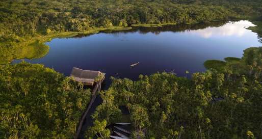 Aerial Views of the Lodge 