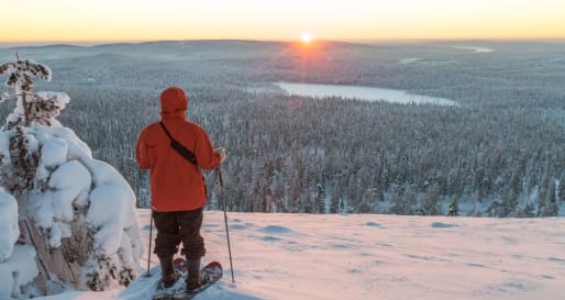 Snowshoes - Snowshoeing at Beana Laponia