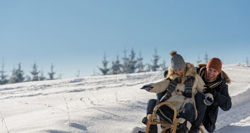 Tobogganing - Simply Finnish Lapland