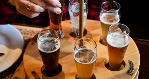 Beer  Oktoberfest Museum with beer tasting