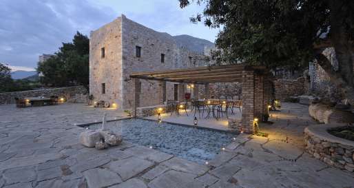 Exterior at dusk - Citta dei Nicliani
