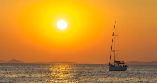 Sailing - Private sunset caldera cruise