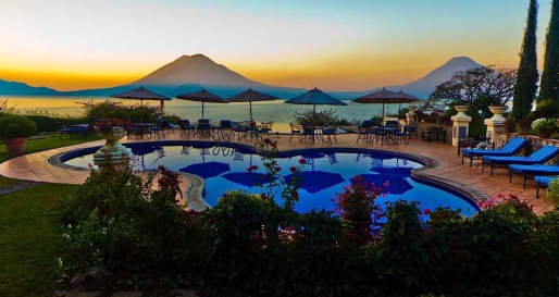 Pool & gardens - Hotel Atitlan