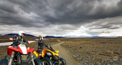 ATV Around Lava 