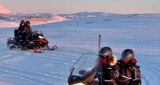 snowmobiling  