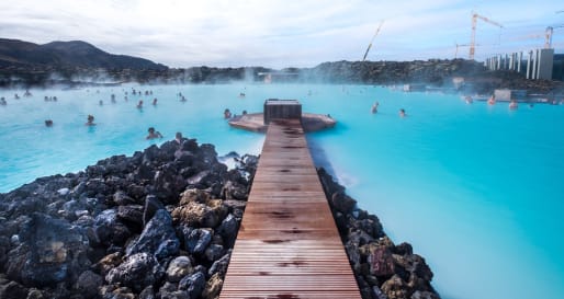 Blue Lagoon - Bathing in the Blue Lagoon 