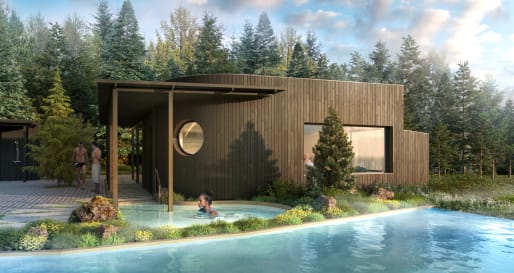 Sauna and cold pool  