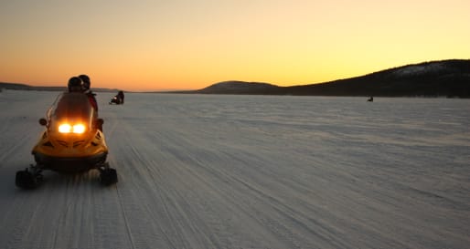 Snowmobile - Snowmobiling in the Troll Peninsula