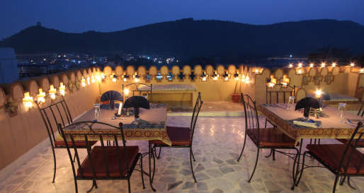 Rooftop Restaurant - Bundi Vilas