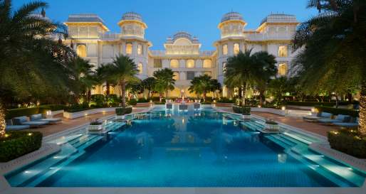 Pool View - The Leela Palace Jaipur