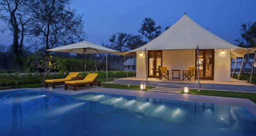 Forest Tents with Private Pool - The Oberoi Sukhvilas Resort & Spa